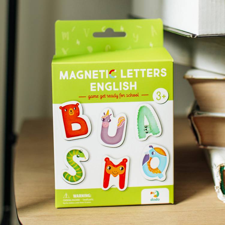Dodo animal alphabet magnetic letters set - British product