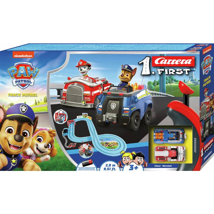 Carrera PAW Patrol Track Patrol slot racing set, imported from the UK