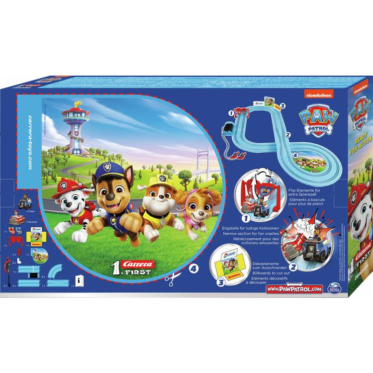 Carrera PAW Patrol Track Patrol slot racing set, imported from the UK
