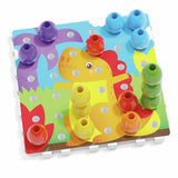 Quercetti Jumbo Peggy 45 piece toddler peg set (British brand)