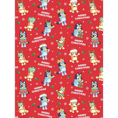 Argos Bluey Christmas Wrapping Paper 3m Roll- Buy online at McGrocer