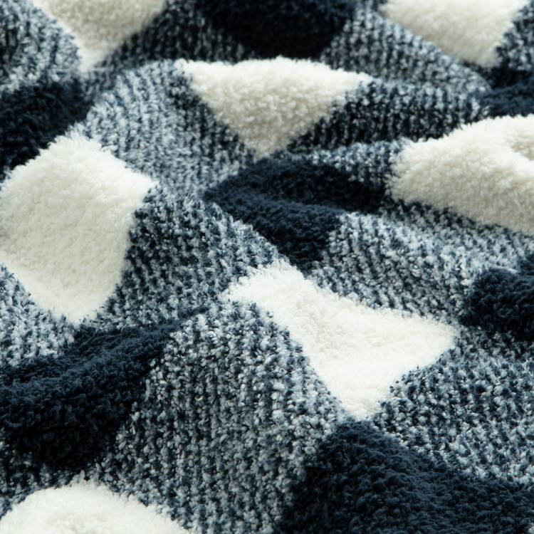 Home Teddy Fleece Throw Navy 125x150cm - British product