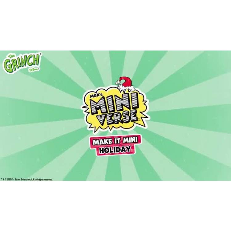 MGA Miniverse Make It Mini Holiday resin craft toy (British brand)