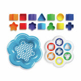 Quercetti Daisy Shape Sorter bucket toy, imported from the UK