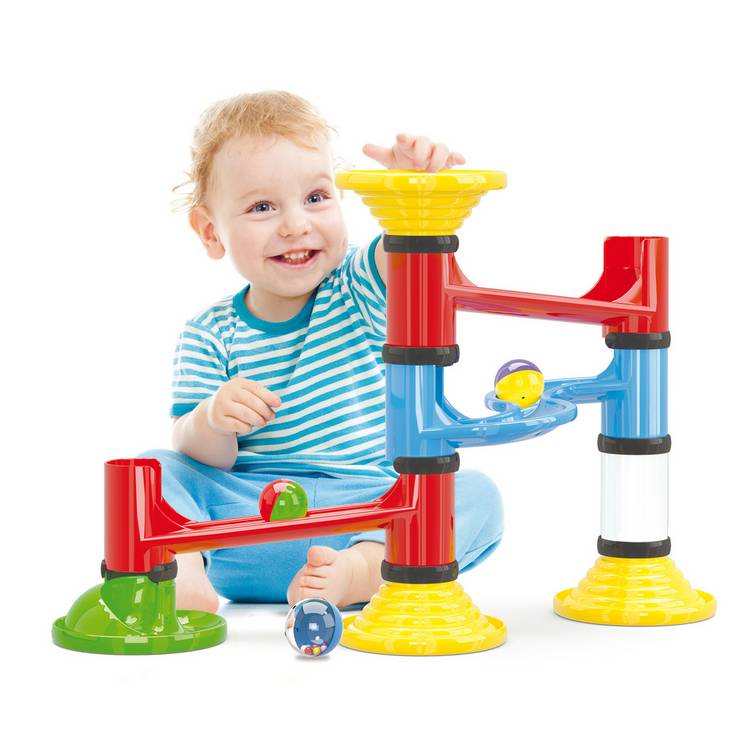 Quercetti Migoga Junior 22 piece marble run (British brand)
