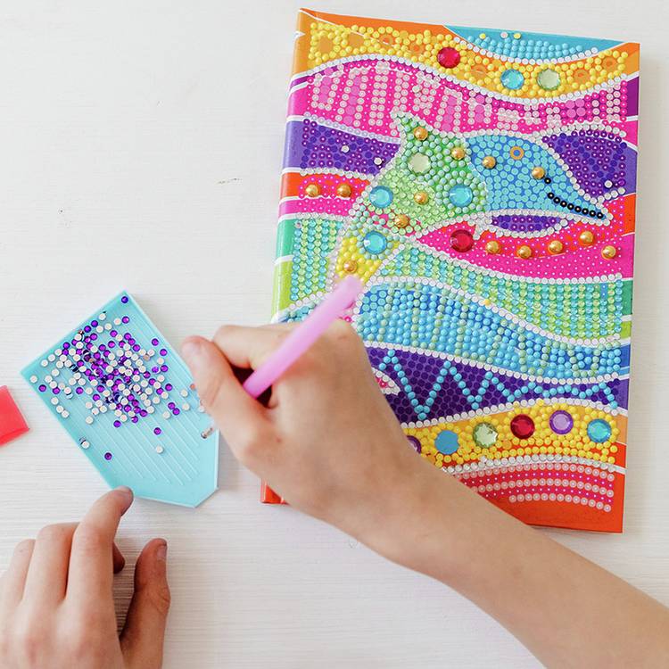 Totum diamond paint notebook dolphin set - British product