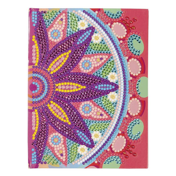Totum diamond paint notebook flower mandala pink, UK version