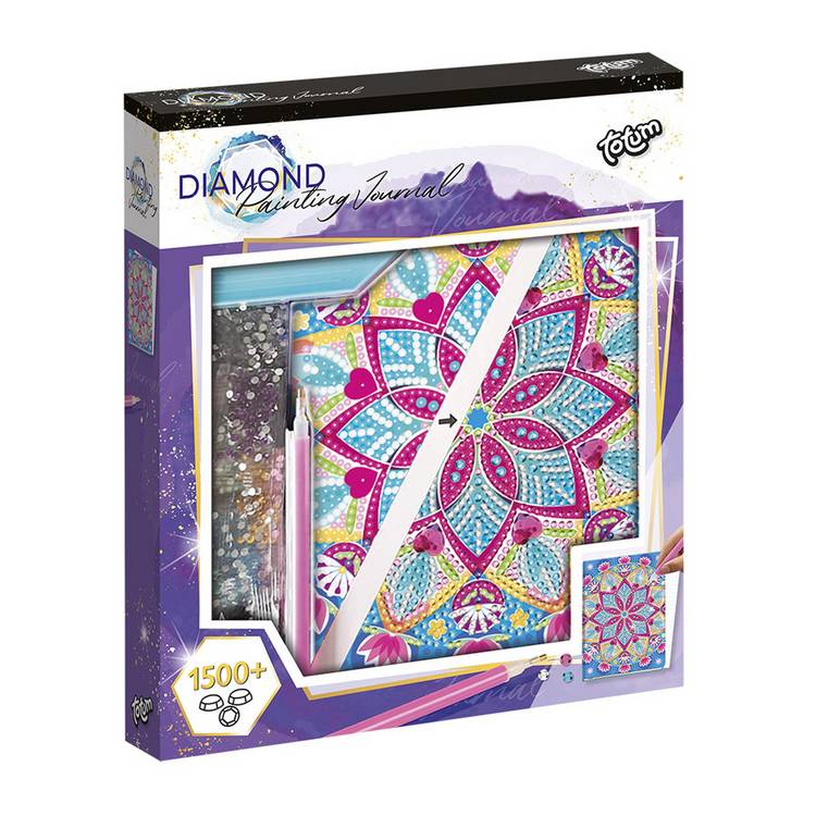 Totum diamond painting notebook craft kit, over 1500 rhinestones (British brand)