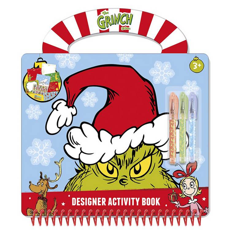 Totum The Grinch designer activity book, imported from the UK