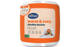 Argos Silentnight Warm & Cosy 18 Tog Double Decker Duvet - Single- Buy online at McGrocer