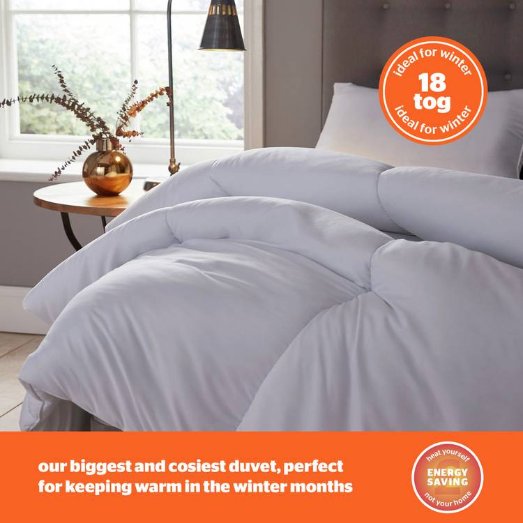 Silentnight Warm & Cosy 18 tog duvet single, imported from the UK