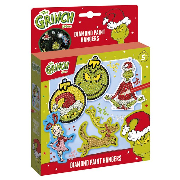Totum The Grinch diamond paint hangers craft kit (British brand)