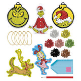 Totum The Grinch diamond paint hangers craft kit (British brand)