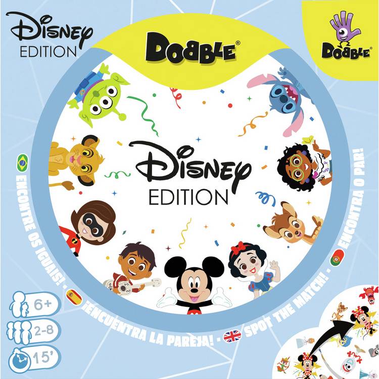 Zygomatic Dobble Disney game for kids (British brand)