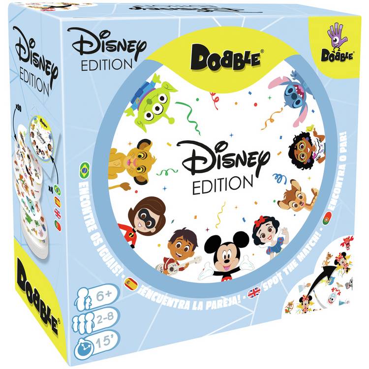 Zygomatic Dobble Disney game for kids (British brand)