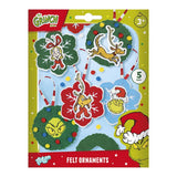 Totum The Grinch felt hangers craft set, imported from the UK