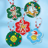 Totum The Grinch felt hangers craft set, imported from the UK