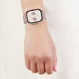 Radley Petite smart watch with pink leather strap, UK version