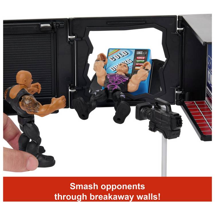 Mattel WWE Knuckle Crunchers Final Boss playset The Rock (British brand)