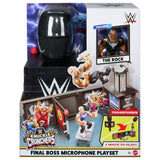 Mattel WWE Knuckle Crunchers Final Boss playset The Rock (British brand)