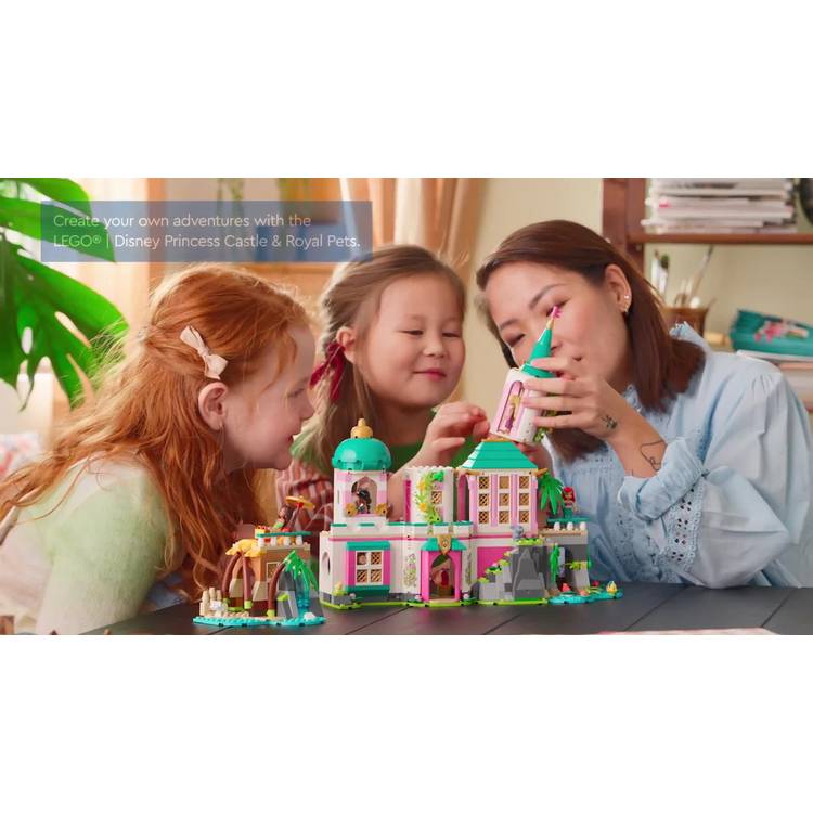 LEGO Disney Princess Castle Royal Pets building toy 787 pieces, UK version