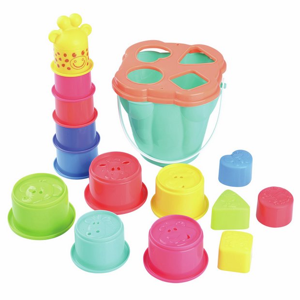 Chad Valley Sort & Stack Giraffe Tower toy (British brand)