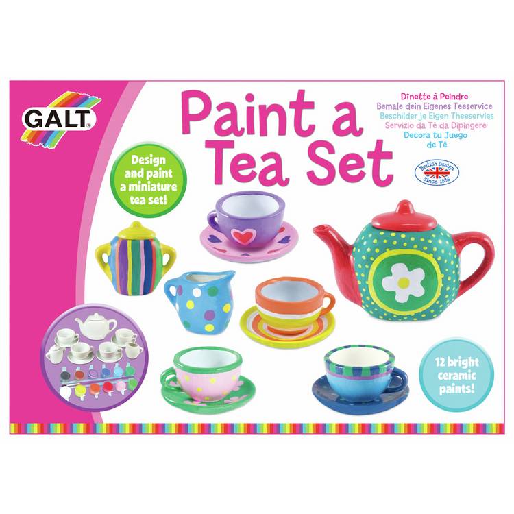 Galt Paint A Tea Set craft kit, imported from the UK