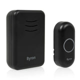 Byron portable doorbell black, imported from the UK