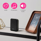 Byron portable doorbell black, imported from the UK