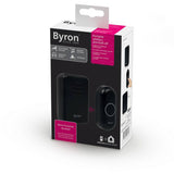 Byron portable doorbell black, imported from the UK