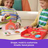 Kinetic Sand Squishpizza playset with 452g sand and tools (British brand)