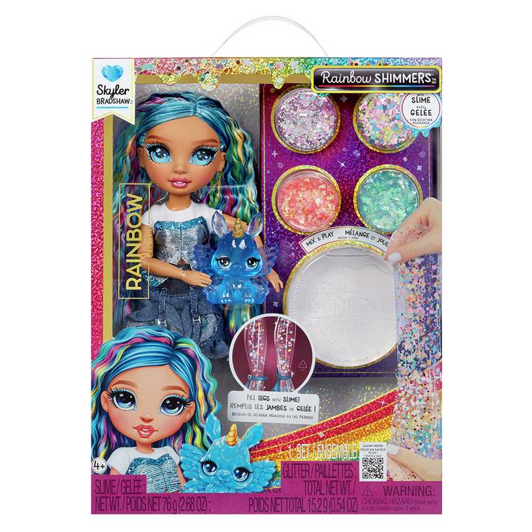 Rainbow High Shimmer With Skyler Slime Doll, UK version