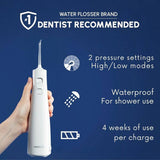 Waterpik Cordless Pulse white water flosser, imported from the UK
