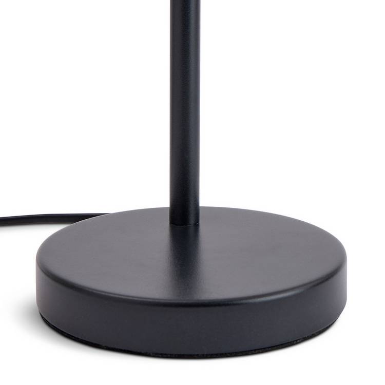 Argos Home table lamp black grey (British brand)