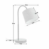 Argos Home table lamp black grey (British brand)