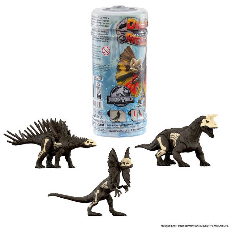 Mattel Jurassic World Dino Reveal dinosaur toy (British brand)