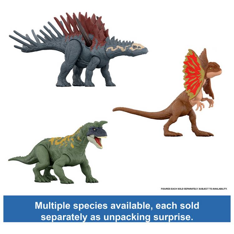 Mattel Jurassic World Dino Reveal dinosaur toy (British brand)