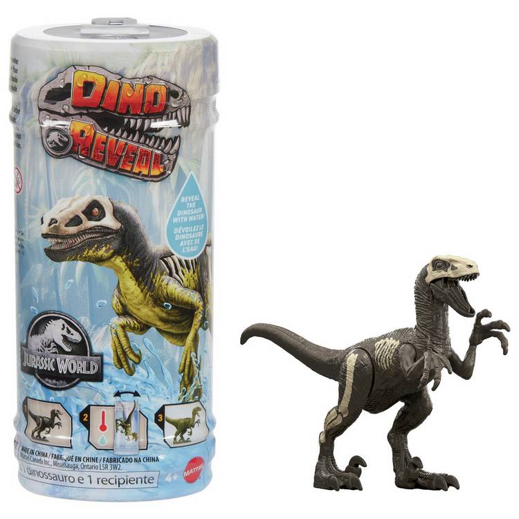 Mattel Jurassic World Dino Reveal dinosaur toy (British brand)