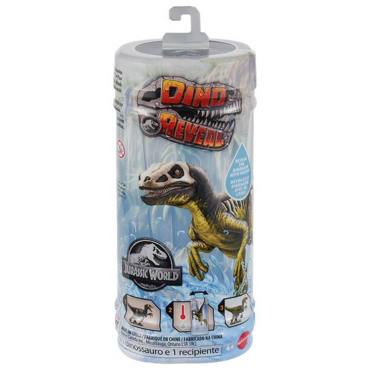 Mattel Jurassic World Dino Reveal dinosaur toy (British brand)