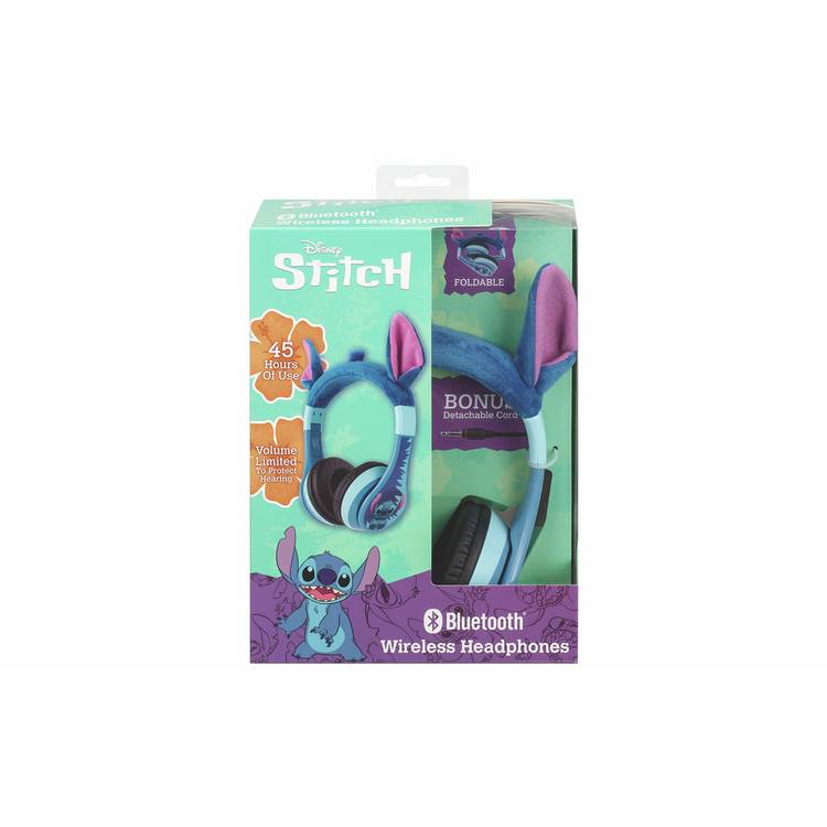 Disney Stitch Bluetooth headphones blue - British product