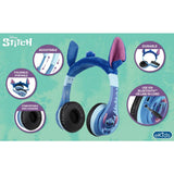 Disney Stitch Bluetooth headphones blue - British product