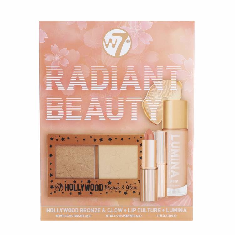 W7 Radiant Beauty makeup gift set (British brand)