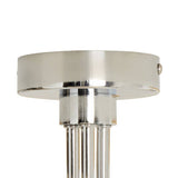Argos Home 3 light flush ceiling light natural chrome 53cm (British brand)