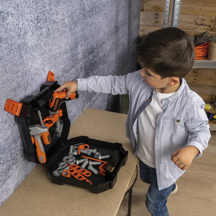 Smoby Black and Decker children's tool case imported from the UK