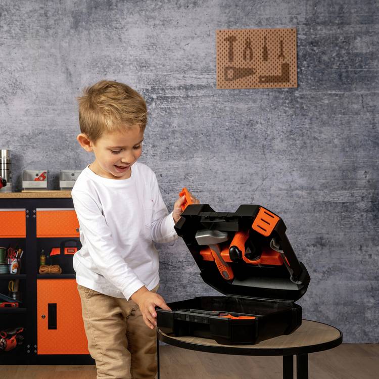 Smoby Black and Decker children's tool case imported from the UK