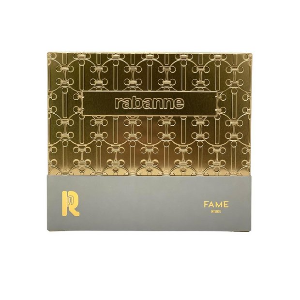 Rabanne Fame Intense fragrance set and body lotion, UK version