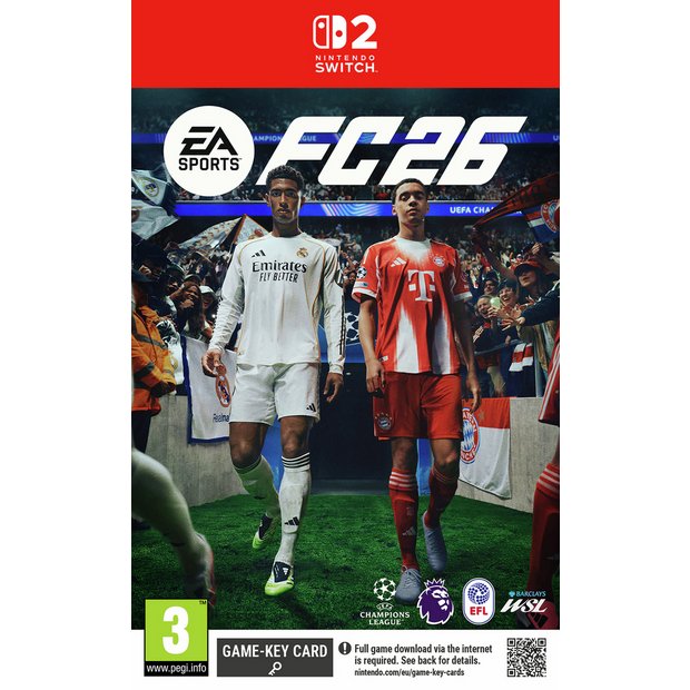 EA Sports FC 26 Nintendo Switch 2 game card, imported from the UK