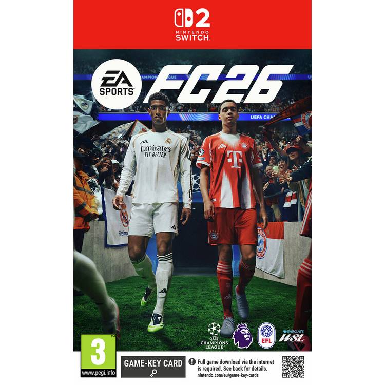 EA Sports FC 26 Nintendo Switch 2 game card, imported from the UK