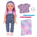 DesignAfriend Jessie Love To Be Arty doll set 18 inch (British brand)