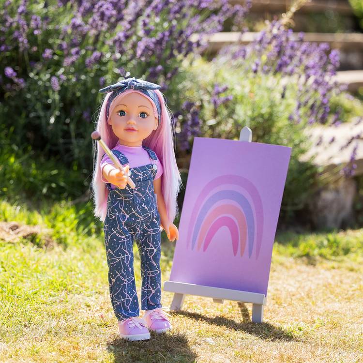 DesignAfriend Jessie Love To Be Arty doll set 18 inch (British brand)